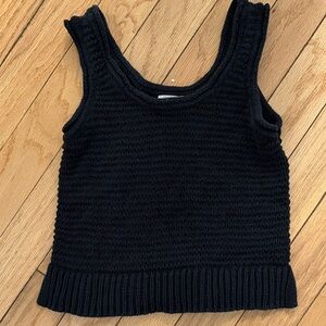 Madewell Charcoal Knit Top